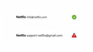 Checking the sender domain is the first step to spot a phishing scam effectively.