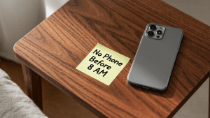 Avoiding your phone is a crucial rule to maintain the perfect morning routine and protect your focus.