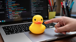 Rubber duck debugging is a practical application of the Feynman Technique to learn anything faster.