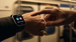 The Double Tap gesture is the standout feature in our Apple Watch Series 9 review.
