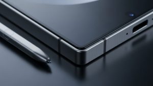 The flat titanium design is a major upgrade highlighted in this Samsung Galaxy S24 Ultra review.