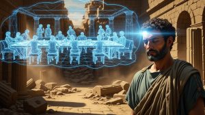 The origin story of Simonides illustrates the spatial principles of the memory palace technique.