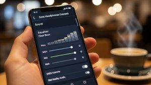 Adjusting the EQ settings in the app is essential for the best sound in this Sony WH-1000XM5 review.