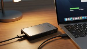 Using a physical disk is a secure option when considering cloud storage vs external drive.