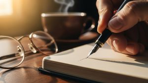 Journaling is a practical method to improve EQ in the emotional intelligence vs IQ journey.