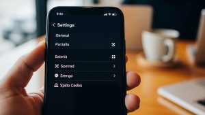 Changing phone language settings creates digital immersion to learn a new language fast.