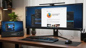 Using the Steam Deck OLED in desktop mode transforms it into a workstation, a key feature in this review.